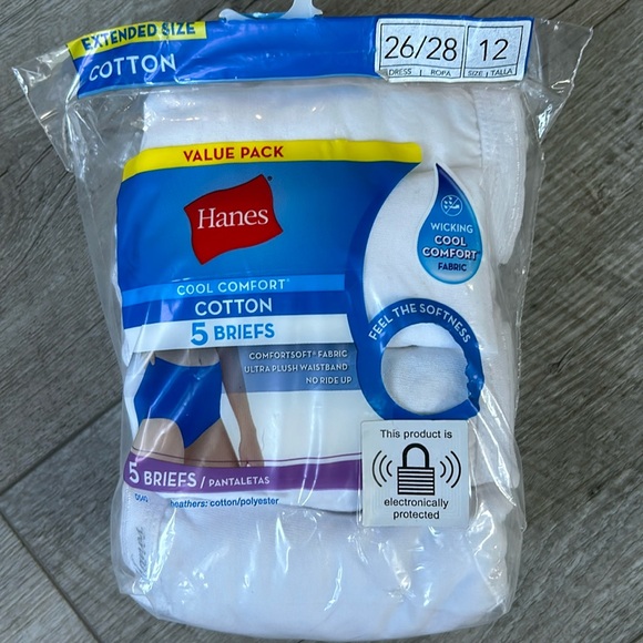 Extended size cotton briefs size 12. - Picture 1 of 3